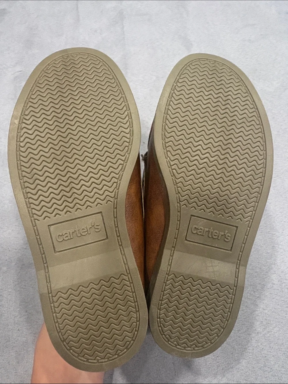 Carters Kids Brown Boat Shoes size 12